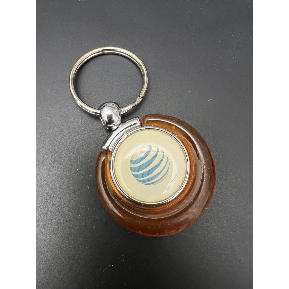 Vintage‎ AT&T Keychain with World Logo
